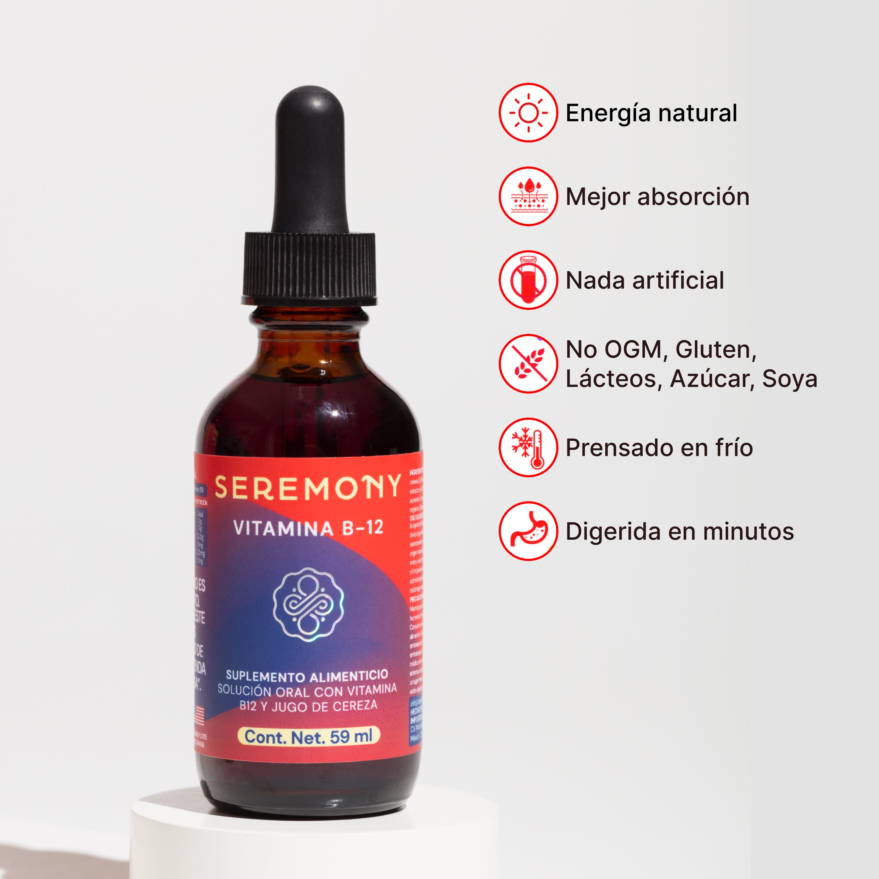 Vitamina B12 | Suplemento líquido en gotas