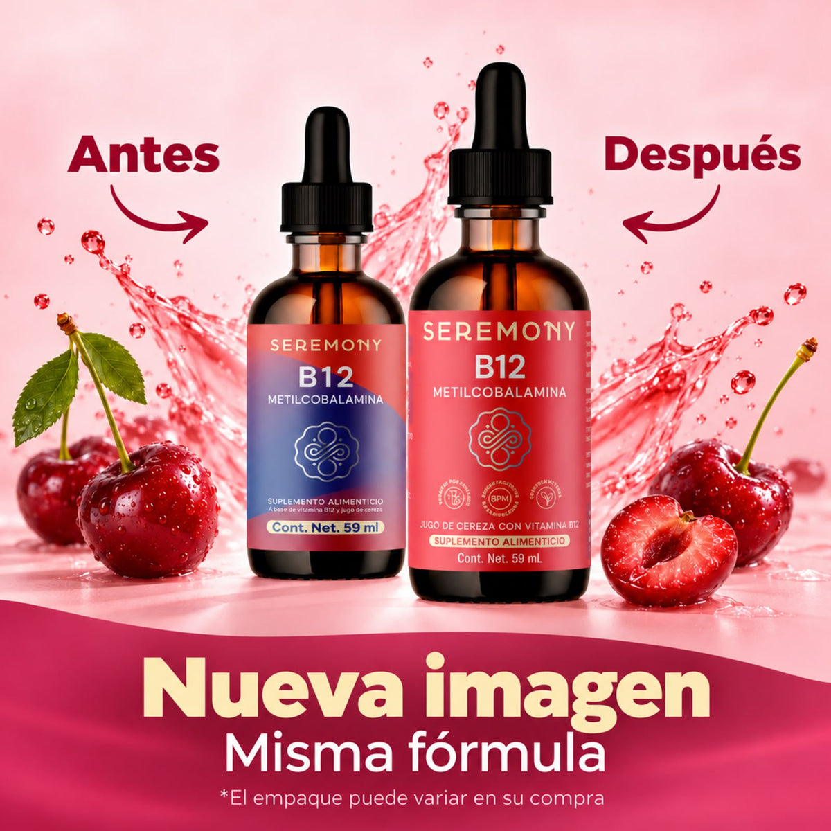 Vitamina B12 metilcobalamina en gotas sublinguales